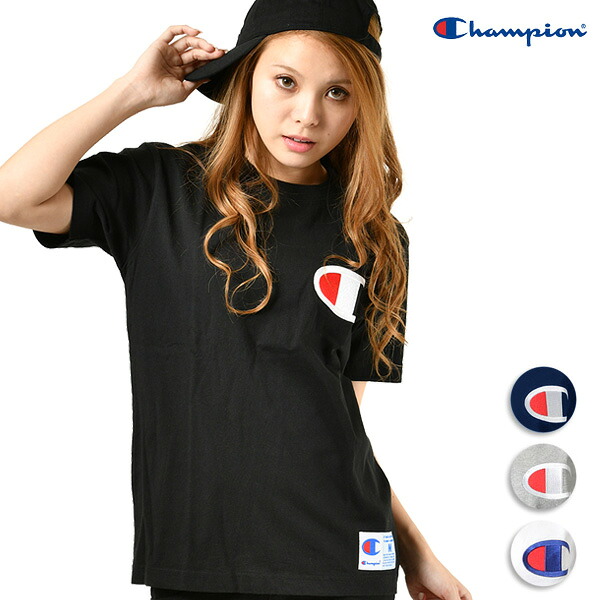 楽天市場 レディース 半袖 Tシャツ Champion チャンピオン C3 H371 Hh C20 ムラサキスポーツ楽天市場店