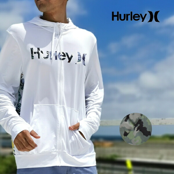 楽天市場 Hurley ハーレー Ct4309 メンズ 長袖 アクティブパーカー ラッシュガード ユーティリティ 水陸両用 Hh1 F9 ムラサキスポーツ楽天市場店