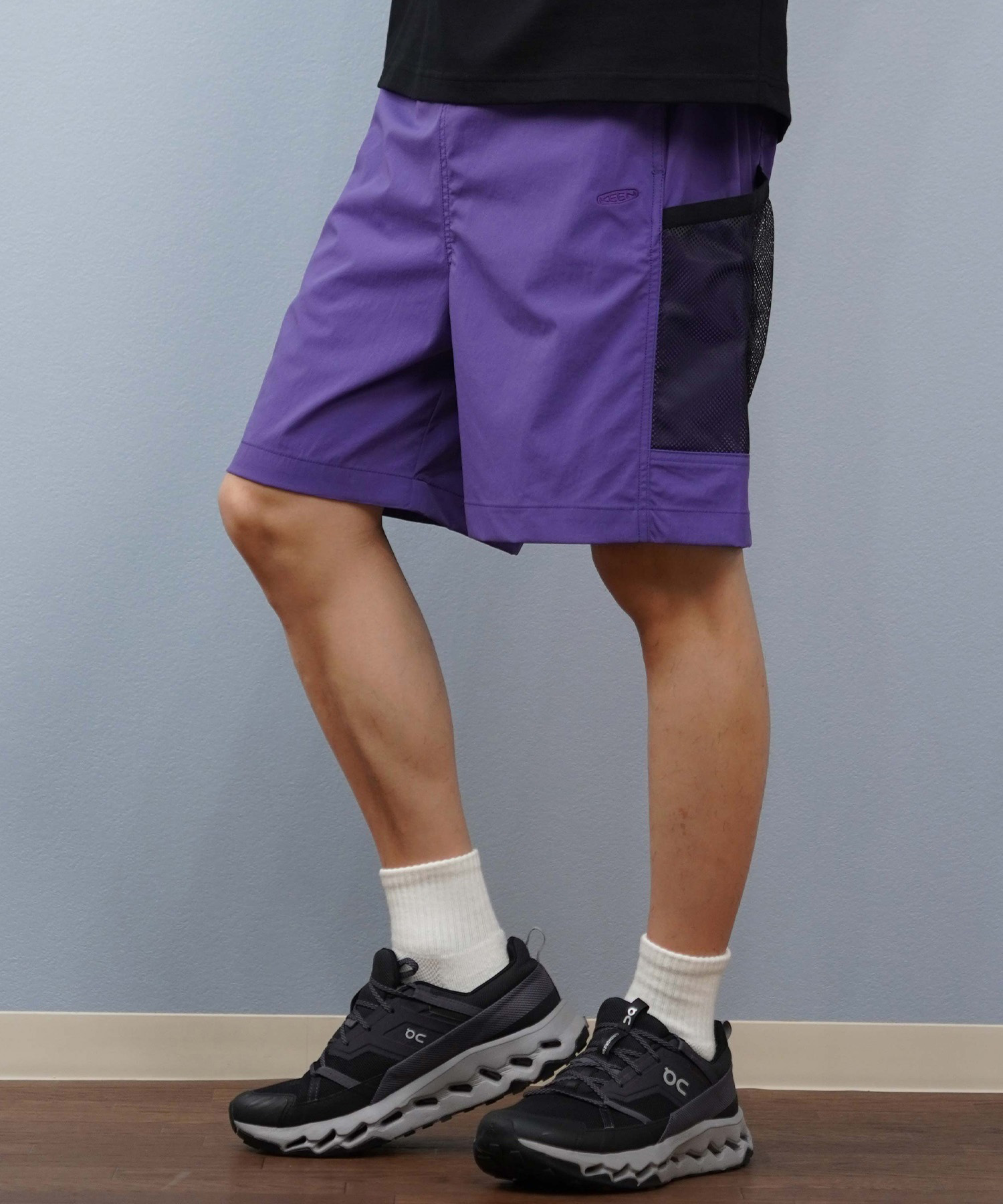 KEEN キーン ハーフパンツ ショートパンツ メンズ ナイロン ストレッチ メッシュ ショーツ UVカット 1030916