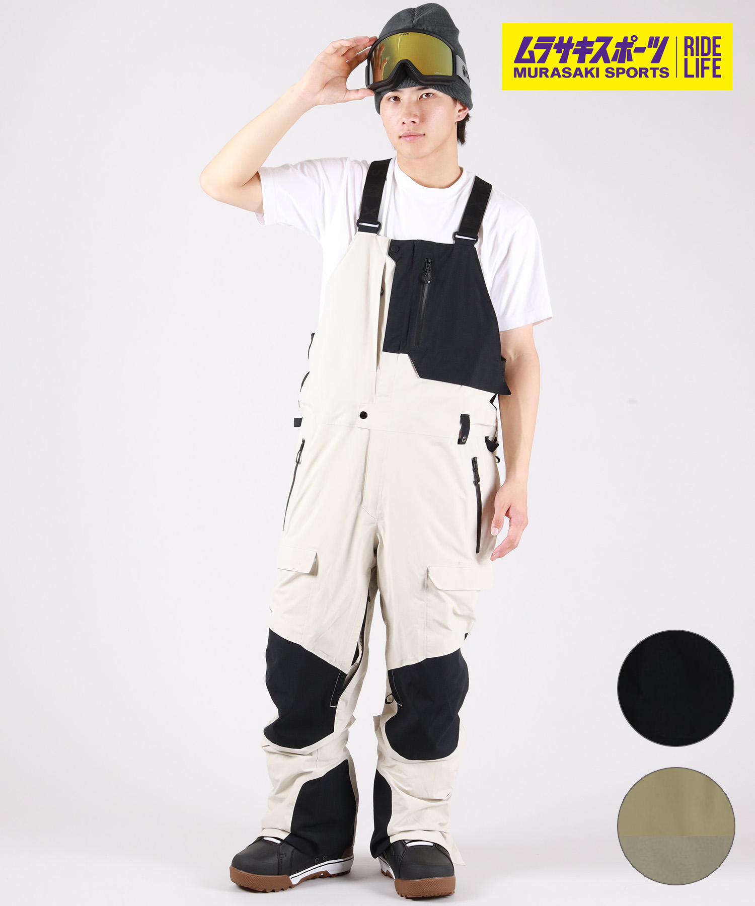 686 シックスエイトシックス スノーボード 御召しもの ズボン下 ユニ一発やる GORE-TEX DISPATCH BIB ゴアテックス ムラサキ運動競技 25-26ひな形 MM A17