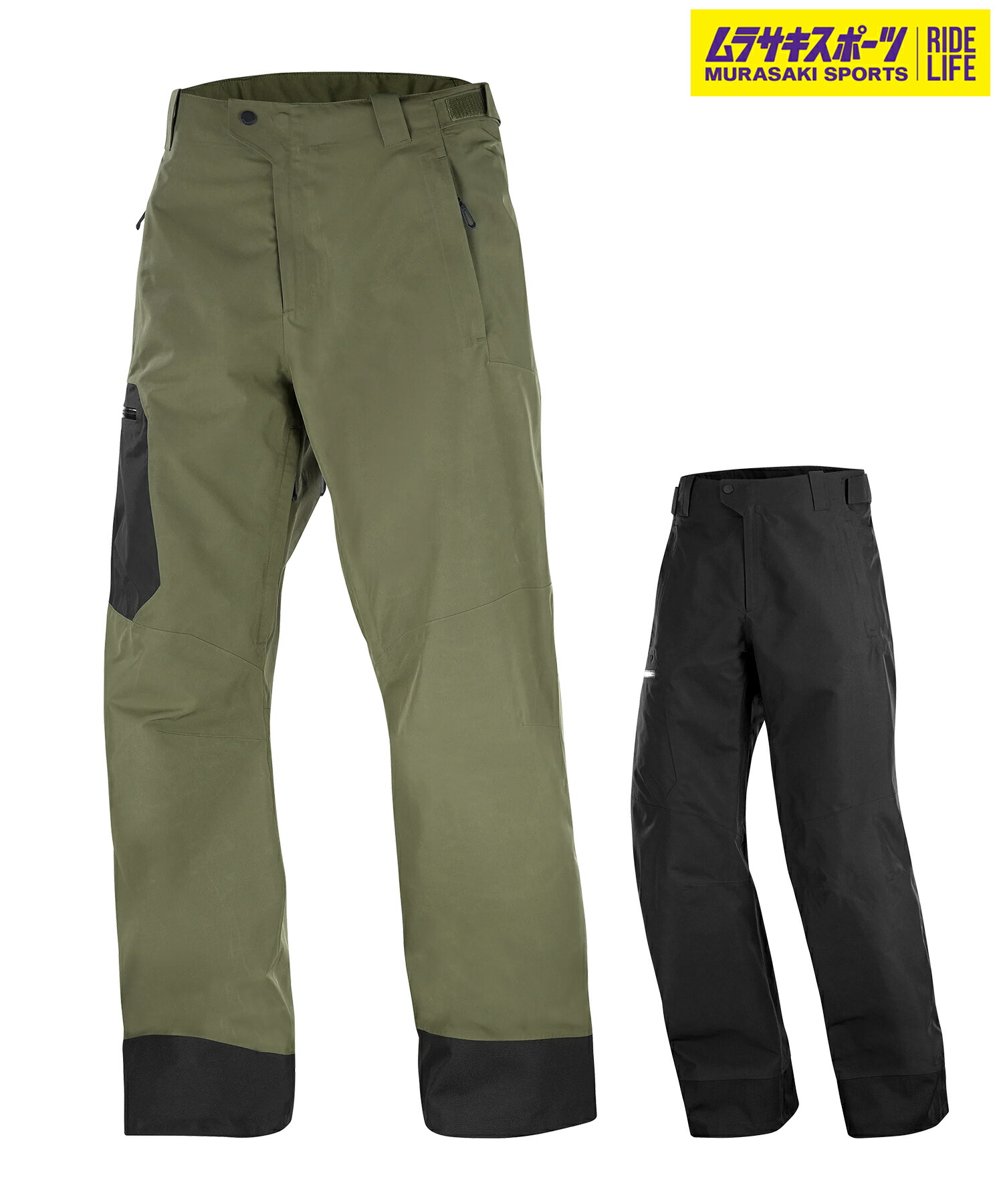 SALOMON サロモン GORE-TEX CHARGER GTX 2L PANTS M ユニ一発やる スノーボード 御召しもの ズボン下 ムラサキ運動競技 24-25ひな形 LC2305400 LL A11