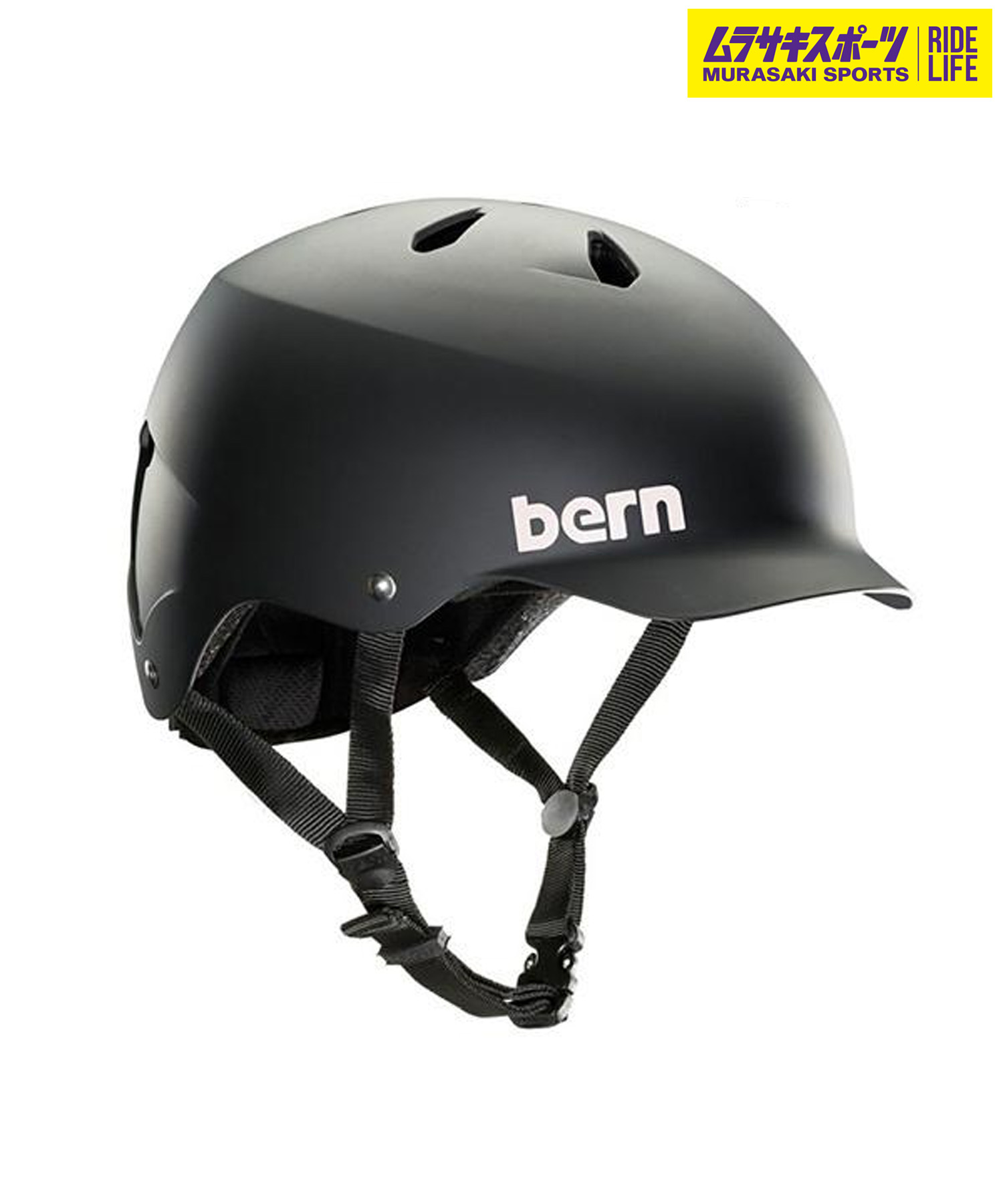スノーボード ヘルメット bern バーン BE-SM25P20MBK WATTS+ ワッツ KK L15|ムラサキスポーツ店