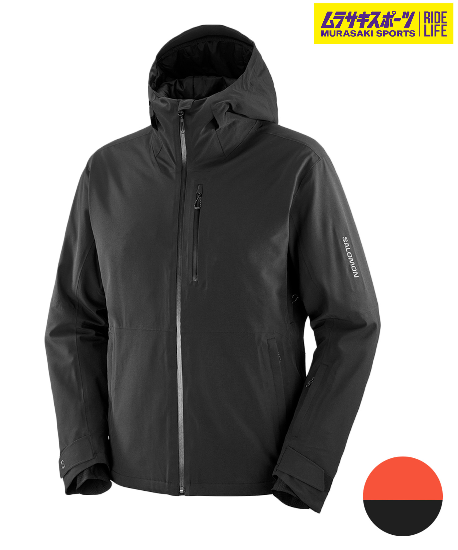 SALOMON サロモン スノーボード 御召しもの 上衣 ユニ一発やる HIGHLAND JACKET M ムラサキ運動競技