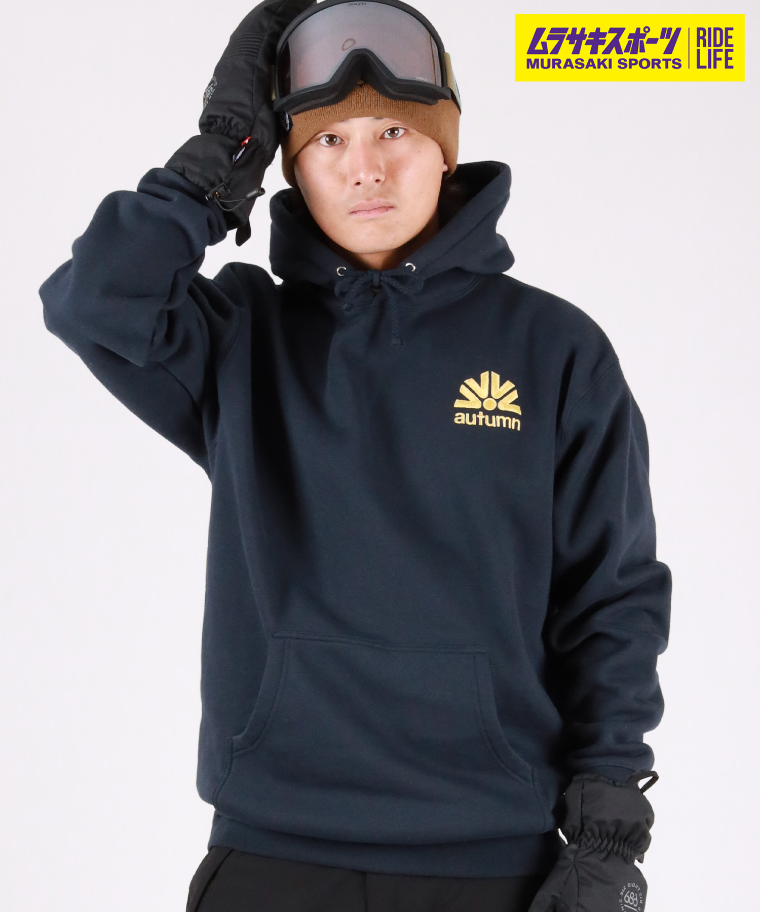 AUTUMN 秋場 スノーボード 御召しもの 肌付き御召しもの ユニ一発やる ICON HOODIE ムラサキ運動競技 25-26模範例 MM D25