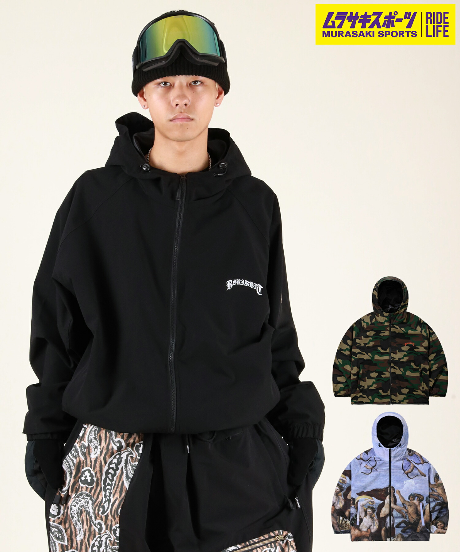 楽天市場】BSRABBIT ビーエスラビット スノーボード ウェア ジャケット