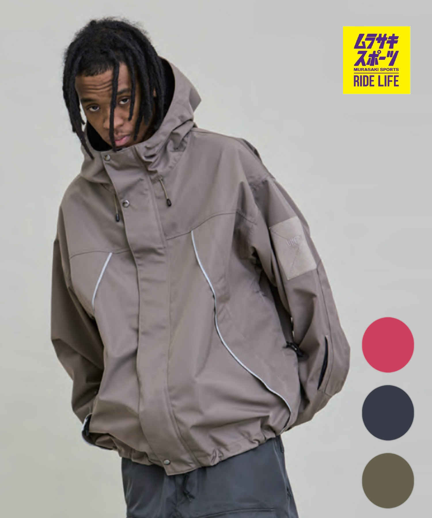 UNFRM 制服 上衣 2WAY ATMOS JACKET スノーボード 御召しもの 定番 一般受け 26-27 早期買いもとめる