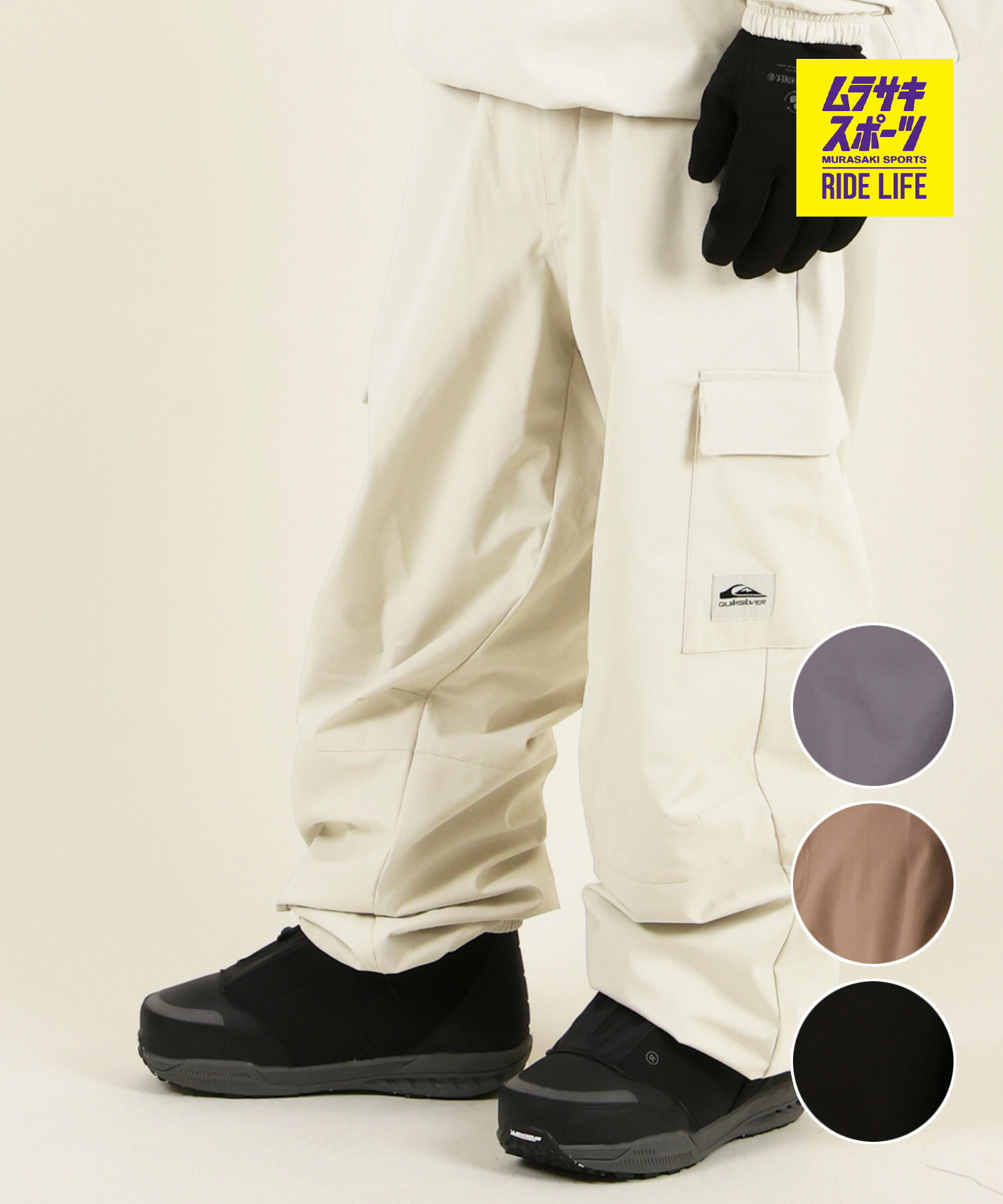 QUIKSILVER クイックシルバー レーベル カーゴパンツ LABEL CARGO PT スノーボード ウェア パンツ ユニセックス 26-27 早期購入｜ムラサキスポーツ店 15,048円