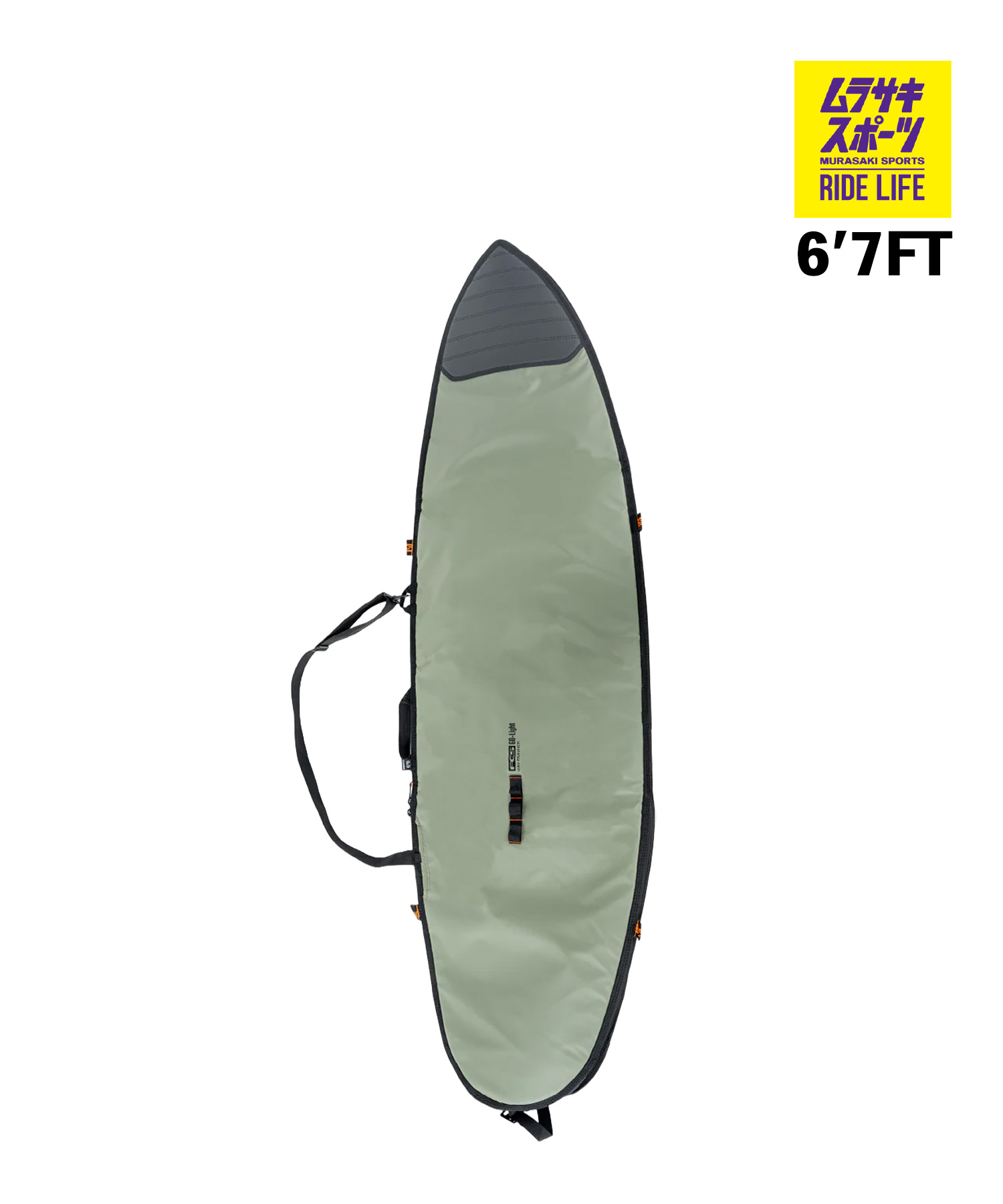 FCS エフシーエス Day Runner Shortboard Cover 6\u00277FT 波乗り 捉え所の無い入れもの 遊撃手ゲーム盤用 ムラサキ運動競技