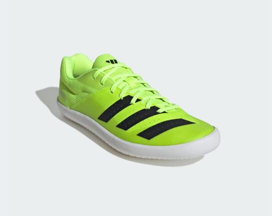 【貨物輸送無料】 アディダス adidas アディゼロスロースター（放り投げる用）/ Adizero Throwstar 大地スパイク IF9405 大地 スパイク  部活動写真 円弾投 レコード盤投 鉄槌投 活動の領域シューズ 大地部 黄味がかった 黄色
