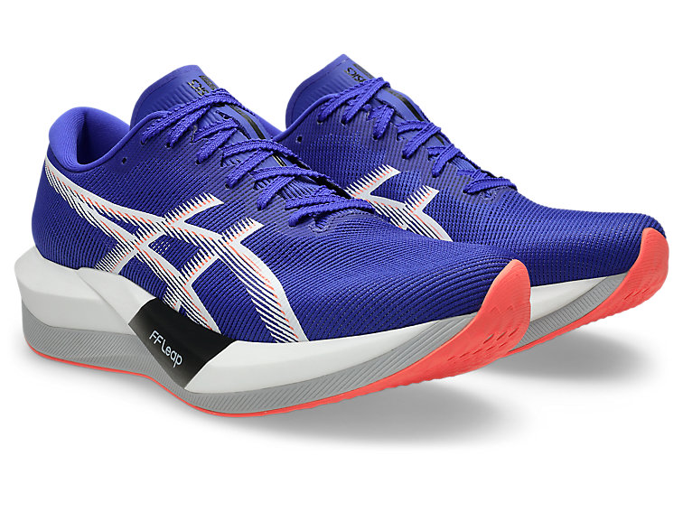 【最終処分価格】 ランニングシューズ アシックス マジックスピード5 ワイド [Asics MAGIC SPEED 5　WIDE 陸上・マラソン ラスト(ワイド)] メンズ カーボン プレゼント White/Black 駅伝　4.0ｍｍ以下　軽量　厚底　Cobalt Burst/White　1013a184　400　ブルー　青