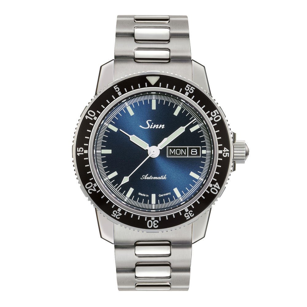 メンズ 腕時計 自動巻 ドイツ　ジン 104.ST.SA.IB 正規品　並行輸入品 Sinn　送料代引き手数料無料 ギフト プレゼント クリスマス 誕生日 記念日 贈り物 人気 おしゃれ ペア 祝い セール 結婚式 メンズ レディース｜村田時計店店