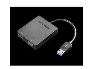 Lenovo レノボ Lenovo ユニバーサル USB3.0-VGA/HDMIアダプター 4X90H20061｜ムラウチ