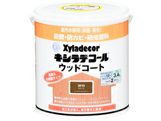大阪ガスケミカル Xyladecor/キシラデコール 水性キシラデコール ウッドコート オリーブ 3.4L