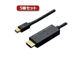 10436円 カタログギフトも! ミヨシ 4K対応miniDisplayPort-HDMIケーブル 3m ブラック DPC-4KHD30 BKX5
