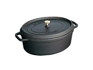 staub/ストウブ 〔ホーロー鍋〕 RST3503 ピコ・ココット オーバル(17cm)/ブラック 【ストウブ】【オーバル】【楕円】【ホーロー】【nabe17】