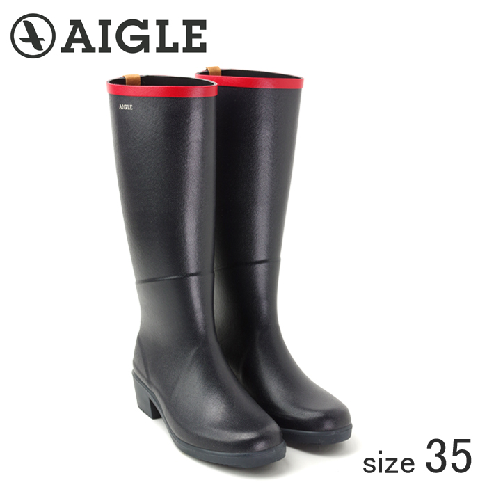 ≪正規品≫ AIGLE/エーグル ラバーレインブーツ MISS JULIETTE A (MARINE ROUGE/サイズ35：22.5cm)