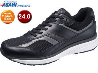 ASAHI アサヒシューズ アサヒメディカルウォーク AMW TR M020 ブラック 24cm KV78412