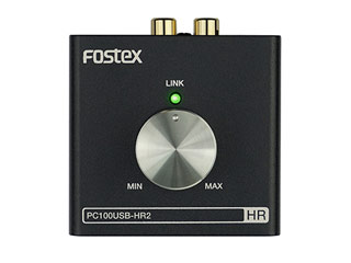 FOSTEX/フォステクス PC100USB-HR2 USB DAC&amp;ボリュームコントローラー D/Aコンバーター/ヘッドホンアンプ 【24bit/96kHzハイレゾ対応機】