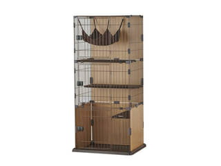 とっておきし福袋 の株式会社 サークル 場所をとらない猫用サークル スリムキャットサークル 犬用品 犬小屋 ケージ ゲート 3段タイプ ボンビアルコン お試し価格 の