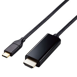 エレコム エレコム USB Type-C(TM)用HDMI映像変換ケーブル MPA-CHDMI10BKX3