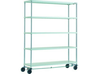高品質新品 TRUSCO トラスコ中山 フェニックスラック 1500×450 5段 U車輪4