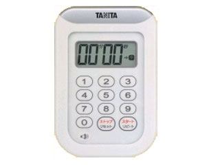 TANITA/タニタ TD-378-WH 丸洗いタイマー100分計(ホワイト)