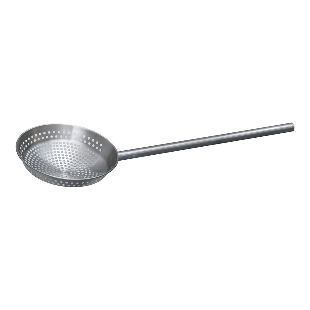 HASEGAWA 長谷川化学工業 ステンレス　一体型　角柄網ひしゃく　φ３０cm&times;柄長６０cm｜ムラウチ