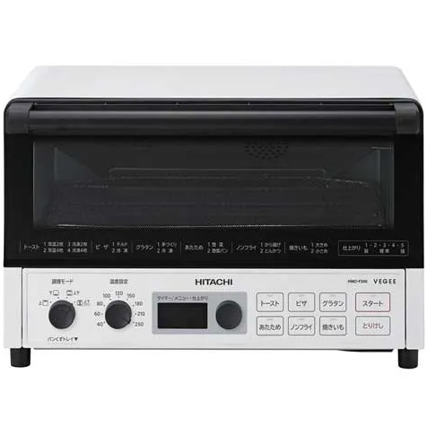 HITACHI 日立 HMO-F200 W ホワイト コンベクションオーブントースター 角型パン4枚焼き｜ムラウチ