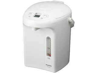 【台数限定!ご注文はお早めに!】 Panasonic パナソニック NC-BJ305(W) マイコン沸騰ジャーポット 3.0L 「2段階給湯」&「カフェ給湯」 用途に合わせて便利に湯沸かし「お好み温調」|ムラウチ
