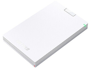 BUFFALO バッファロー USB3.1(Gen.1)対応 ポータブルハードディスク スタンダードモデル 1TB HD-PCG1.0U3-BWA ホワイト