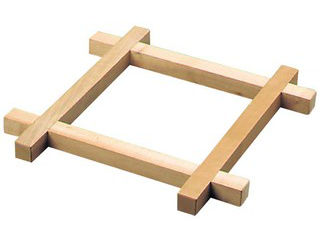 MIYABI 雅漆工芸 木製　だしこし用　井ゲタ　４５０×４５０