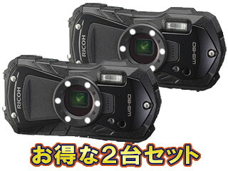 RICOH リコー RICOH WG-80（黒いこと）×2台仕掛ける【wg80set】