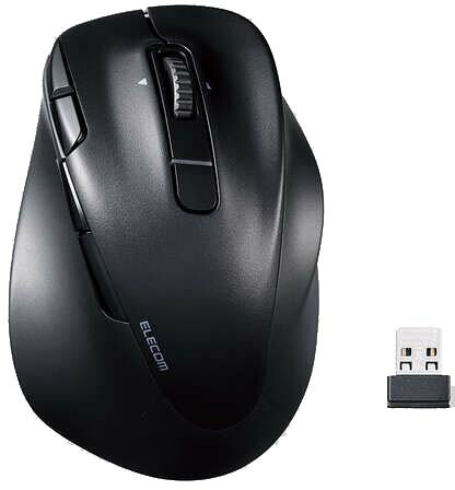 ELECOM エレコム 右寄り専用二十日鼠/EX-G PRO/M大きさ/Bluetooth/無線電話2.4GHz/8名取り草/チルトホイール/抗菌/静音 M-XGM50MBSKBK