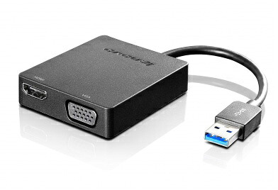 Lenovo レノボ Lenovo ユニバーサル USB3.0-VGA/HDMIアダプター 4X90H20061