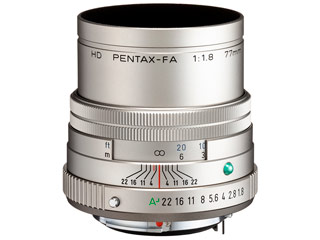 PENTAX ペンタックス HD PENTAX-FA 77mmF1.8 Limited シルバー 単焦点レンズ カスタムイメージSpecial Edition『春紅（HARUBENI）』対応レンズ
