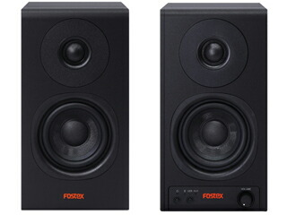 FOSTEX フォステクス PM0.3BD アクティブスピーカー （1ペア） Bluetooth＆USB接続対応　デスクトップスピーカー