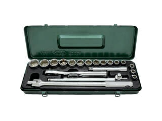 ASAHI TOOLS 旭金属工業 レボウェイブ6角ソケットレンチセット12.7□&times;21PCS VJS4251｜ムラウチ