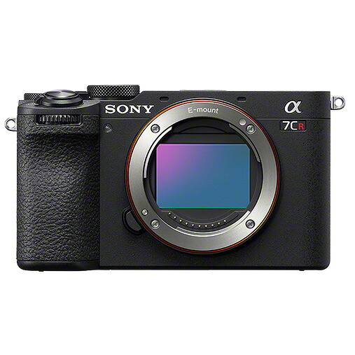 【納期約2週かかります】 SONY ソニー ILCE-7CR(B)黒いこと α7CR 上半身 デジタル一眼写真機 Eマウント アルファ