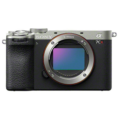 【納期約2週かかります】 SONY ソニー ILCE-7CR(S)しろがね色 α7CR 上半身 デジタル一眼写真機 Eマウント アルファ