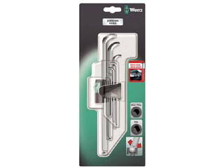 Wera ヴェラ 950PKLS/9SMSB ヘックスキーセット(ブリスター) 073594