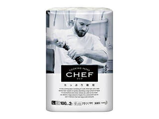 Kao 名取り草 名取り草 ＣHＥF たっぷり吸いいれる L（12一巻き入） キッチンペーパー-日用消耗品-日用品雑貨・文房具・手芸
