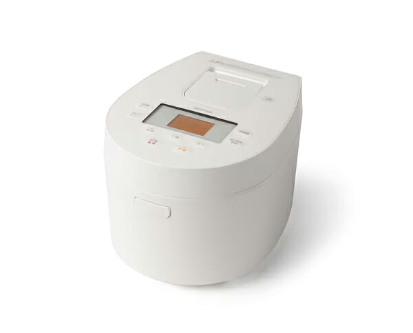 IRIS OHYAMA アイリスオーヤマ RC-IL30-W ホワイト IHジャー炊飯器 3合炊き 小容量 50銘柄炊き 極厚火釜使用 低温調理機能 低温調理機能とパン・ケーキ機能の2つの新機能を搭載したIHジャー炊飯器です。｜ムラウチ