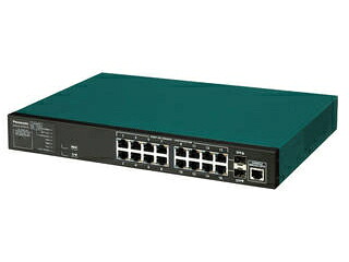 パナソニックEWネットワークス 10/100/1000Mbps16ポート＋SFP2スロット ギガスイッチイングハブ PN28160i Switch-M16eGi