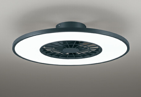 ODELIC/オーデリック 【大型商品！】OL291439BR　LEDシーリングファン(チャコールグレー色) 【電球色～昼光色/～8畳】 【大型商品の為時間指定不可】
