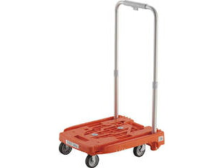 TRUSCO トラスコ中山 脂手押し車 偶像持ちはこび weego オレンジ色 WP-2G-OR