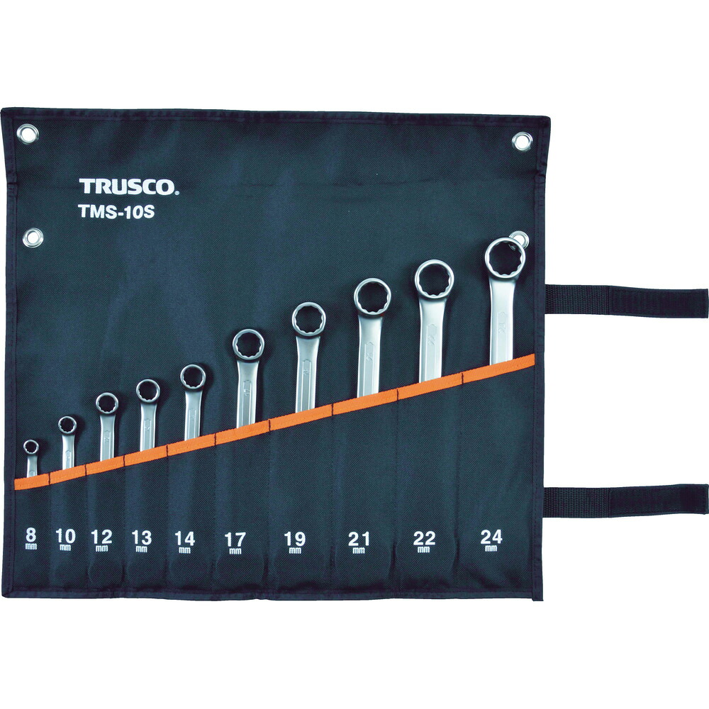 TRUSCO/トラスコ中山 コンビネーションスパナ(スタンダード) セット (10本組) TMS-10S