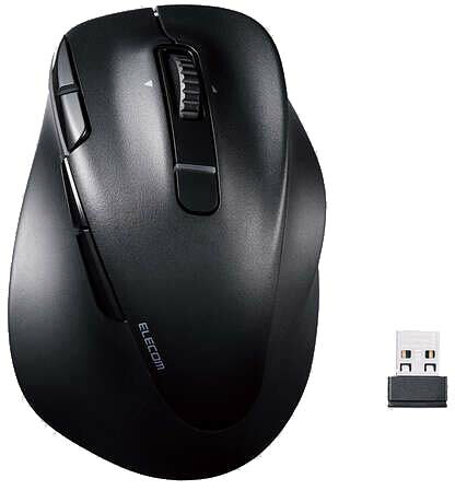 ELECOM エレコム 右寄り専用二十日鼠/EX-G PRO/L大きさ/Bluetooth/無線電話2.4GHz/8名取り草/チルトホイール/抗菌/静音 M-XGL50MBSKBK