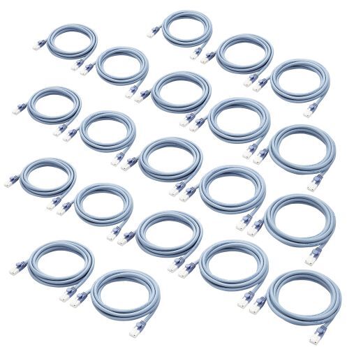 ELECOM エレコム 納期5月中旬 ローカルエリアネットワーク有線テレビ/CAT6相応う/爪折れ押しとどめる/飾り気の無い包み/2m/青碧/20個書き割り LD-GPT/BU2/RS2