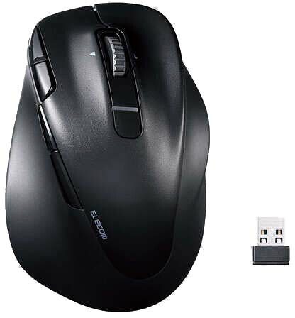 ELECOM エレコム 右寄り専用二十日鼠/EX-G PRO/XL大きさ/Bluetooth/無線電話2.4GHz/チルトホイール/抗菌/静音 M-XGXL50MBSKBK