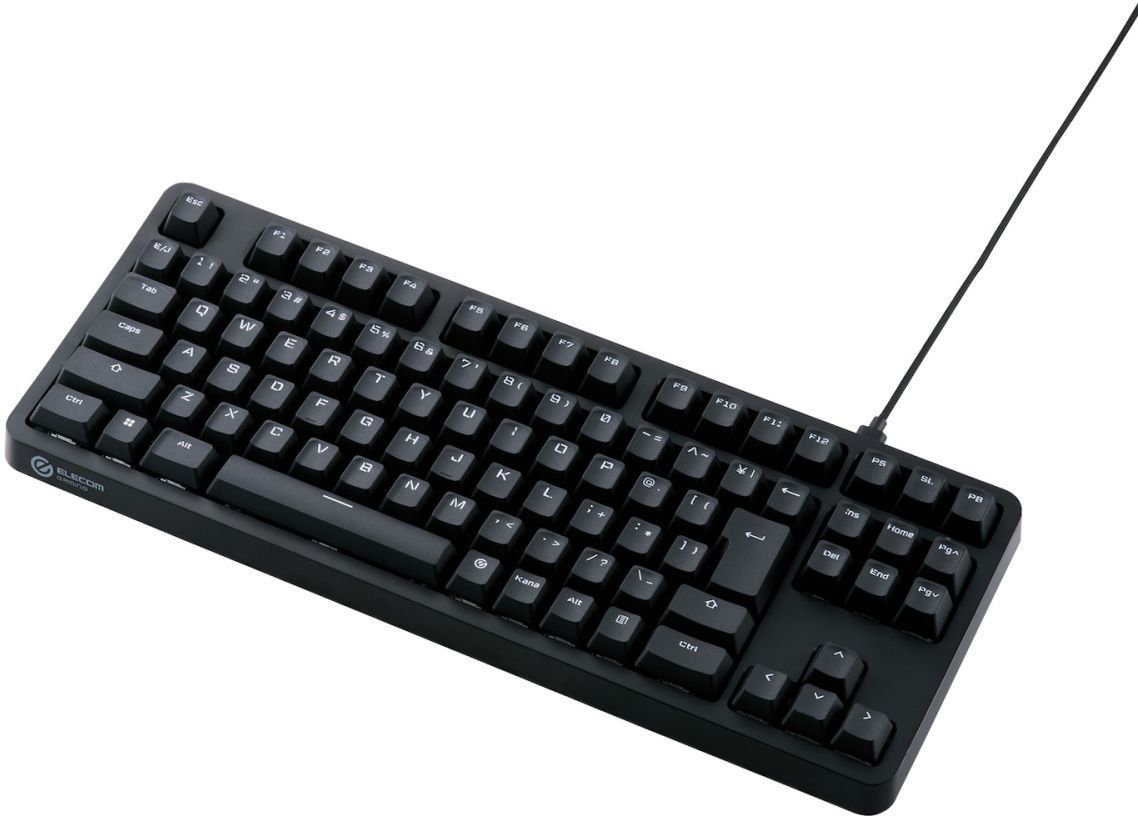 ELECOM エレコム V custom ゲーミングキーボード 銀軸 スピードリニア TK-VK210SBK 同梱不可 クレジットカード決済 代金引換決済のみ対応